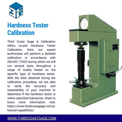 Hardness Tester Calibration Procedure