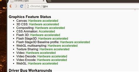 Hardware Acceleration Chrome Ubuntu