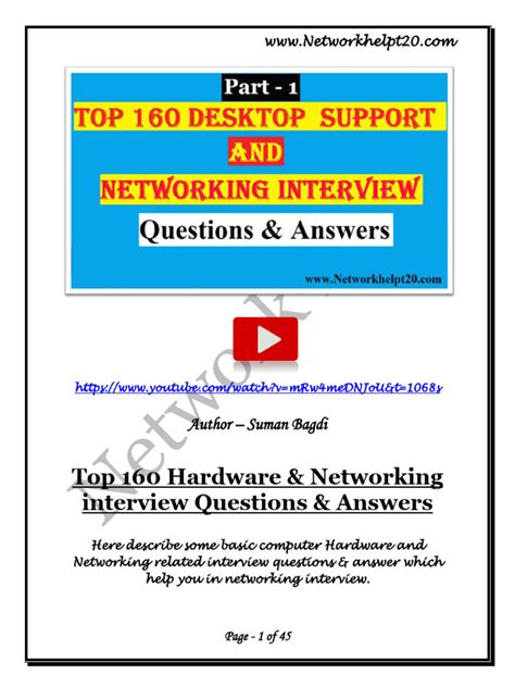 hardware and networking interview questions and answers for freshers