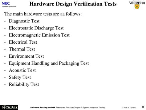 Hardware Design Verification Testing