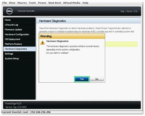 Hardware Diagnostics Lifecycle Controller
