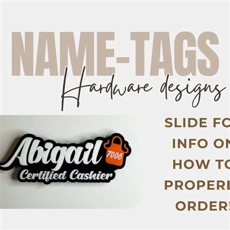 Hardware Name Tags