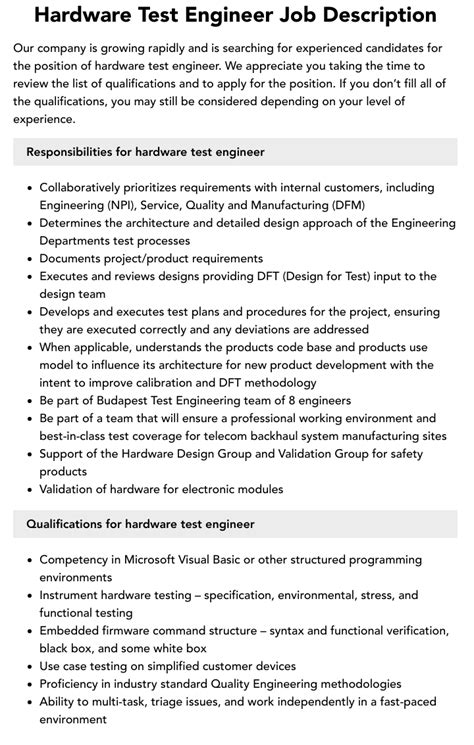 Hardware Testing Jobs