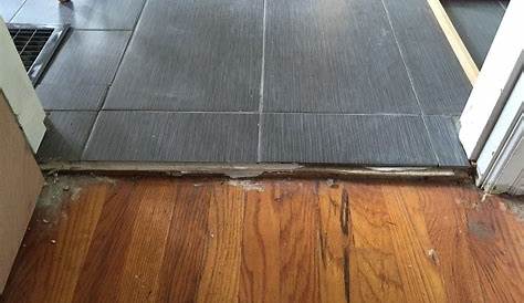 Tile Floor Tile Floor Higher Than Wood Floor