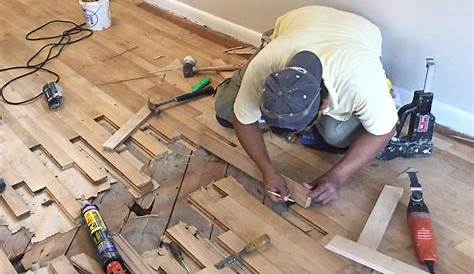 How to replace a damaged floor panel? .rmvb Diy flooring, Diy