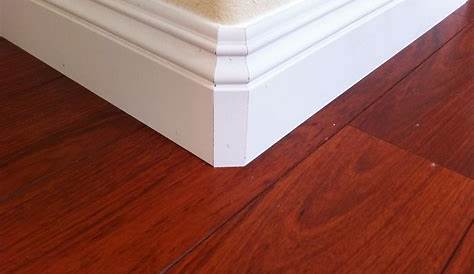 Deanta Half Splayed White Primed Skirting and Architrave