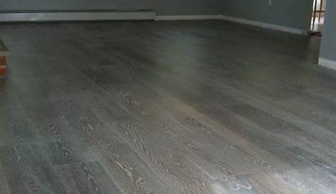 Staining hardwood floors gray Refinish wood with gray Westchester