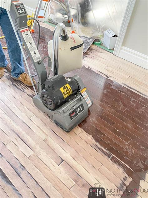 Hardwood Floor Refinishing Machine