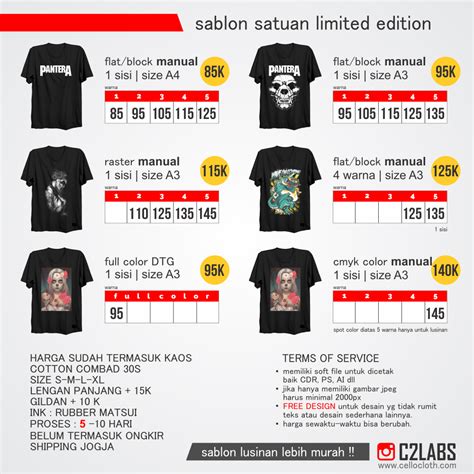 Harga Rekomendasi Sablon Kaos Satuan Pekanbaru