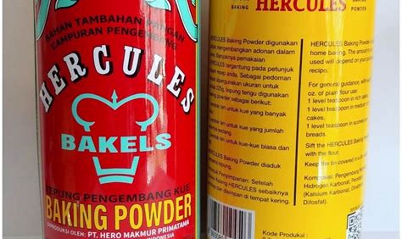 Harga Baking Powder Hercules Terungkap: Temukan Rahasia Kue Empuk Sempurna