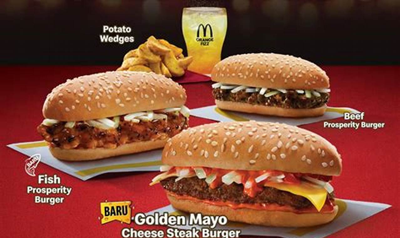 Harga McDonald's Grand McChicken Burger Mcd Senarai Harga Makanan di