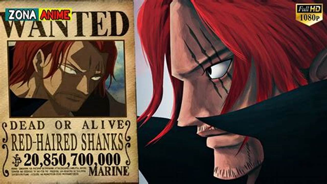 Poster Buronan One Piece Png 'Shanks bounty' Poster by RaedDArtist