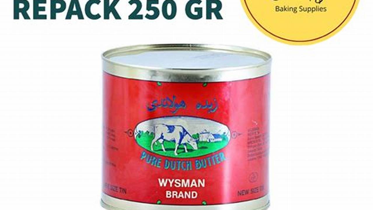 Jual Mentega Wijsman 1Kg / Salted Butter Wisman Jakarta Utara MF