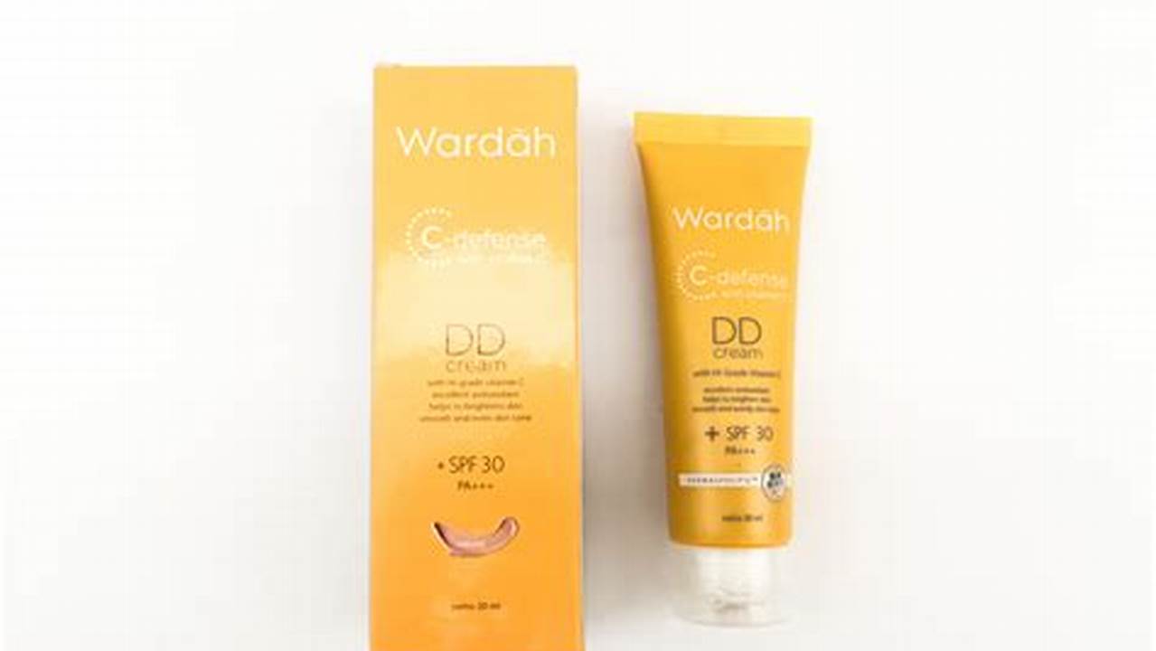 Wardah CDefense DD Cream 20ml Shopee Indonesia