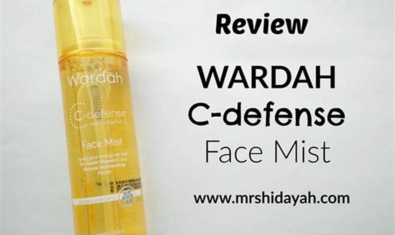 [Review] Wardah Cdefense Series Face Mist MySisterMonsterDisaster