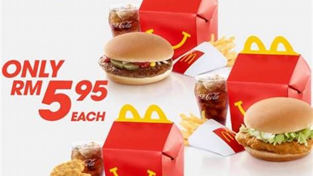 McDonald’s Happy Meal Promo Menu Hemat Hanya Rp. 28.636, & Gratis
