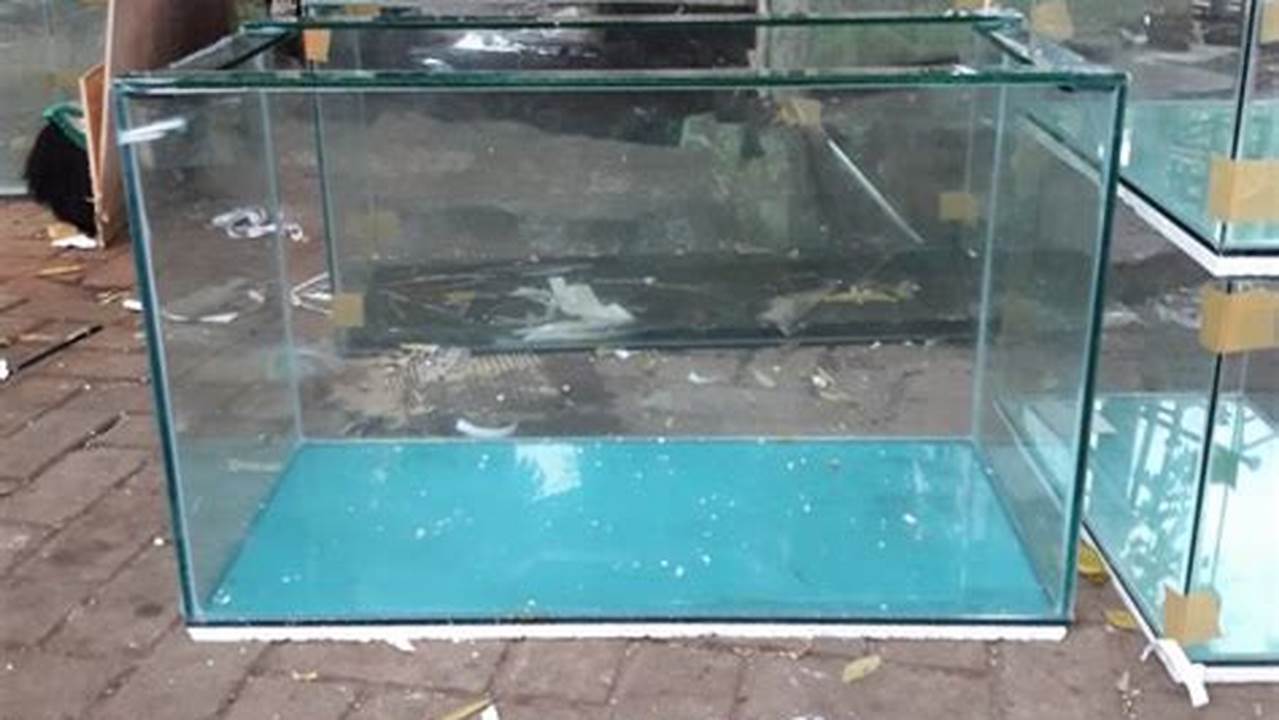 Jual Aquarium kaca 80x40x40cm filter samping Jakarta Selatan Denny