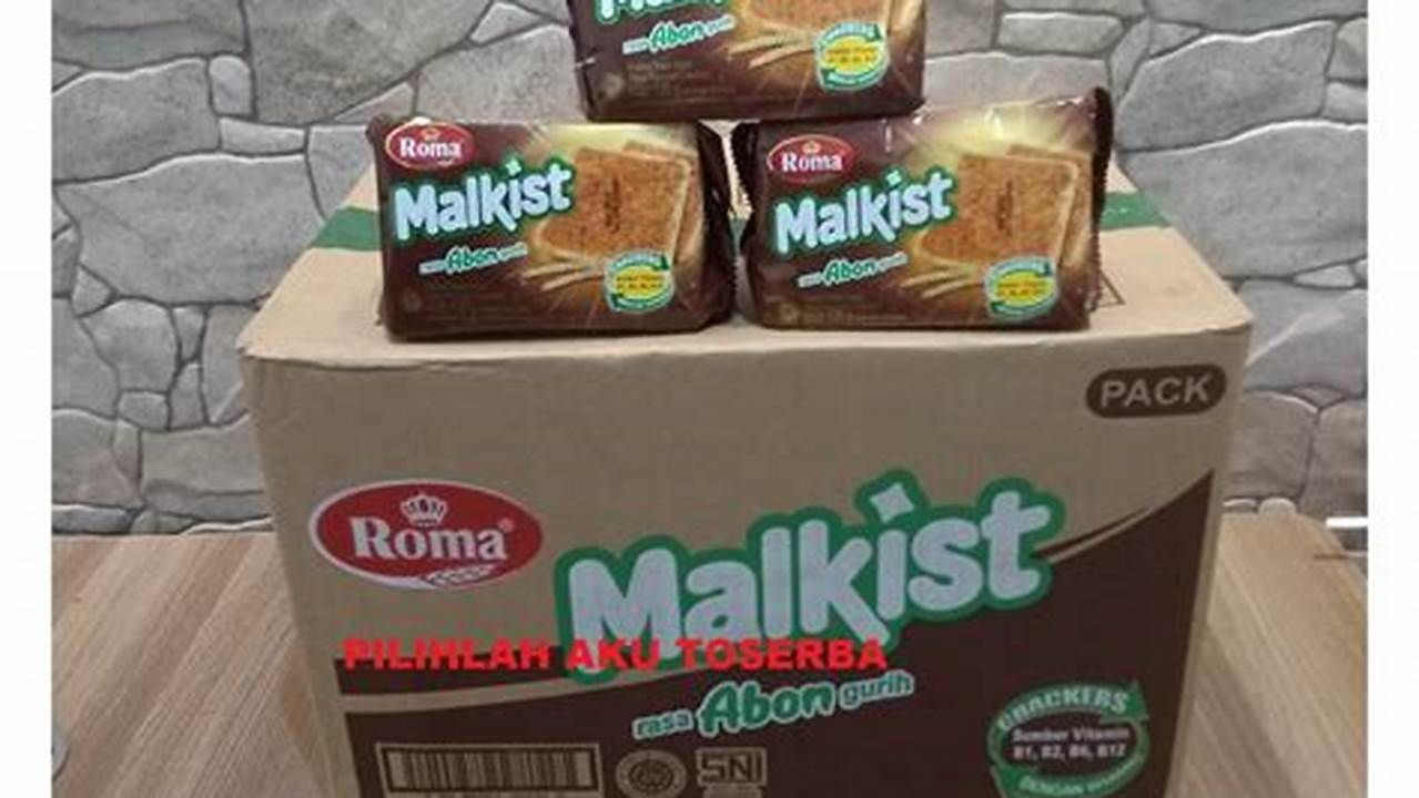 Roma Malkist Abon Crackers 135 gr Shopee Indonesia