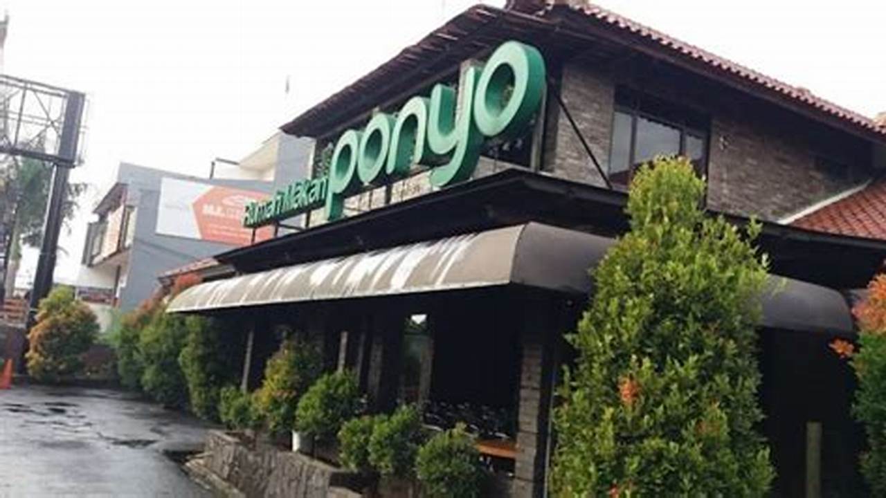 Ungkap Rahasia Harga Menu Rumah Makan Ponyo Cinunuk yang Tak Terduga