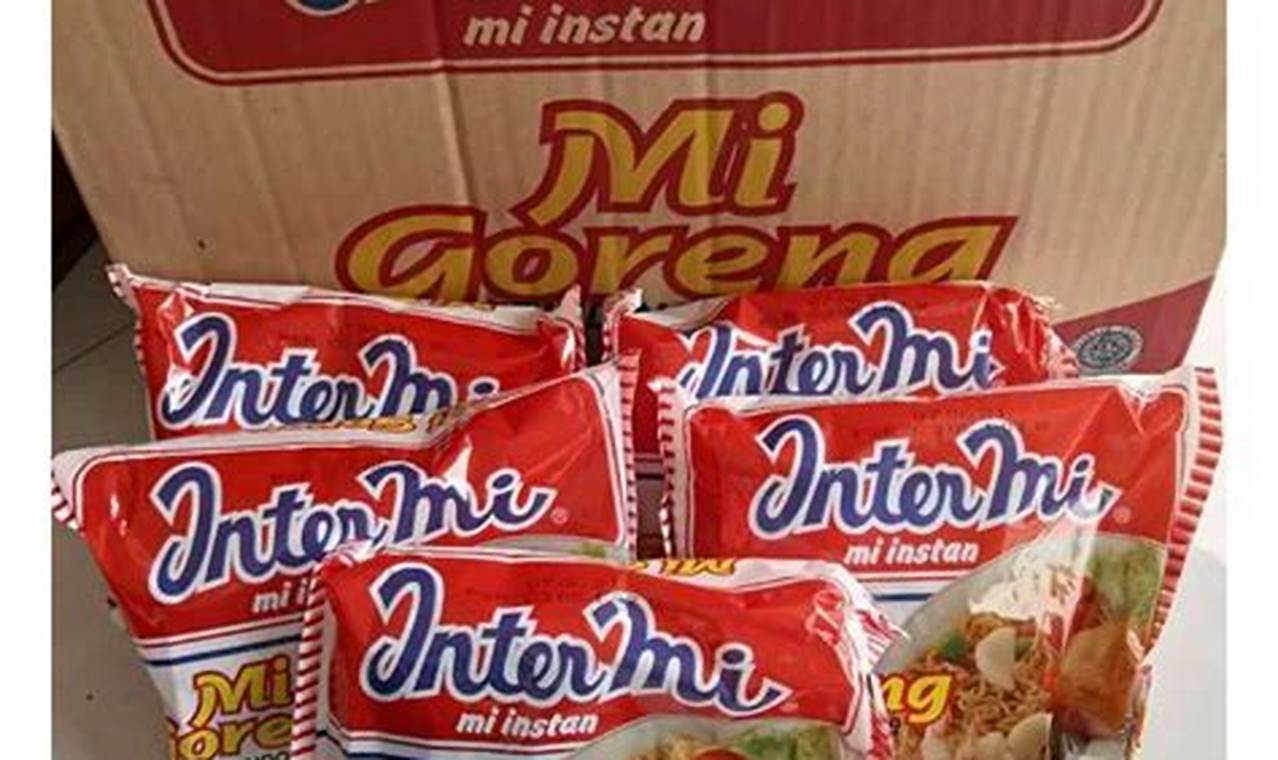 Jual Mie goreng intermie 1 dus isi 40pcs Shopee Indonesia