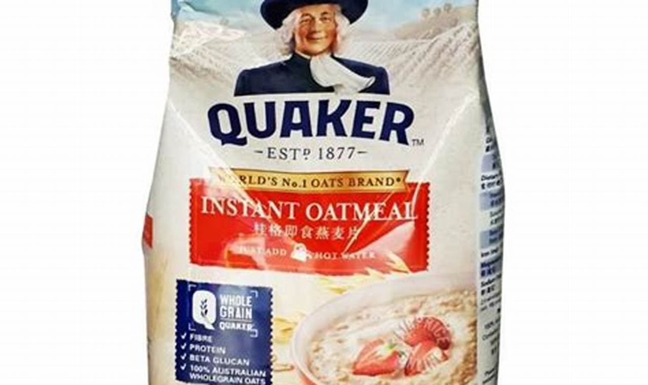 Promo Quaker Instant Oatmeal [200 g/3 pcs] di Seller FANTIKA Kab