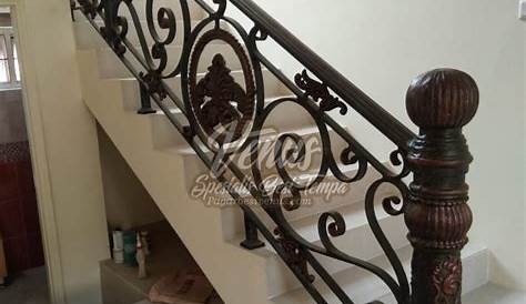 Harga Railing Tangga Besi Tempa Minimalis Purworejo