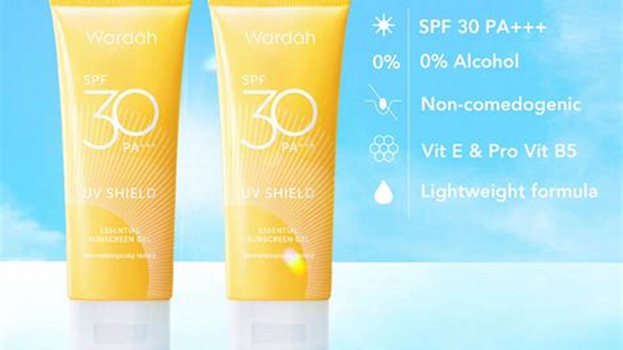 Wardah Sunscreen Gel SPF 30 40 ml ⋆ Distributor Wardah
