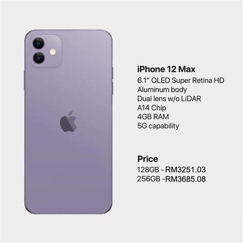 harga iphone 12 pro max malaysia