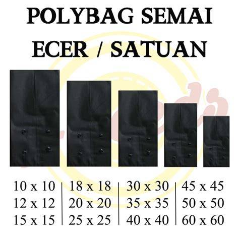 Polybag Plastik Ecer Per 1 Lembar Ukuran 10 Cm X 15 Cm elevenia