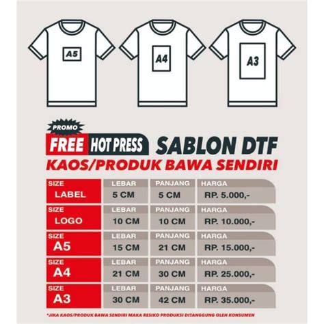 Harga Sablon Dtf Di Jakarta: Berapa Sih?