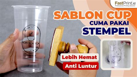 Harga Sablon Gelas Plastik Palembang