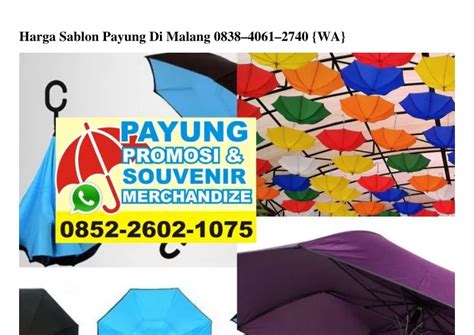 Harga Sablon Payung Di Malang: Panduan Lengkap Untuk Membeli Payung Dengan Sablon Di Malang