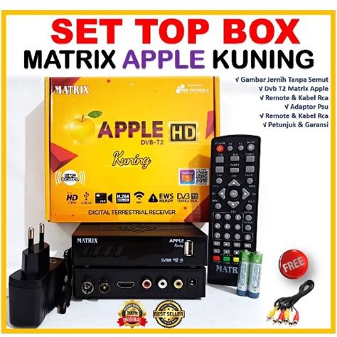 Harga STB Matrix Apple Kuning Terbaru: Panduan Lengkap TV Digital Indonesia