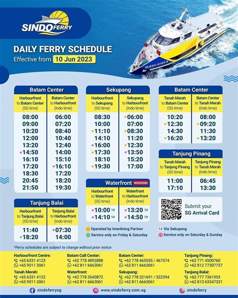 harga tiket kapal ferry batam ke singapura