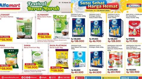 Harga Beras Jasmin 5 Kg di Alfamart