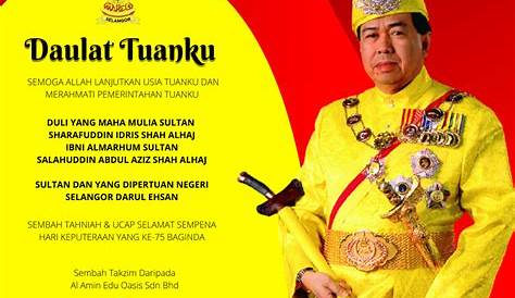 Tiada sambutan Ulang Tahun Hari Keputeraan Sultan Selangor - Utusan