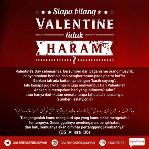Hukum Hari Valentine Menurut Islam, Boleh atau Tidak?