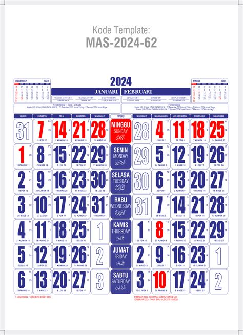 hari kerja kalender 2024