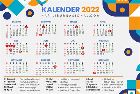 hari libur februari 2022