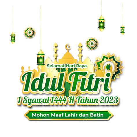 hari raya idul fitri nu 2023