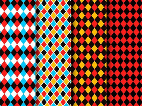 Harlequin Pattern Background