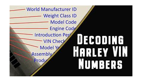 Harley Davidson Engine Vin Check Free
