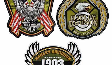 Harley Davidson Military Decals