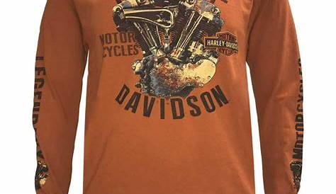 Harley Davidson Shirt Orange