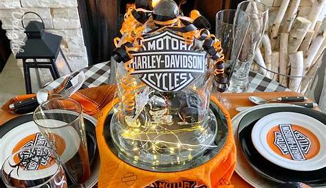 Harley Davidson Table Decorations