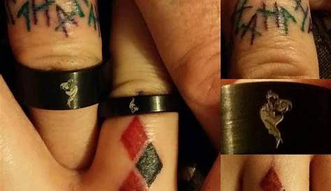 Harley Quinn And Joker Hand Tattoos Pin On Best Tattoo Ideas