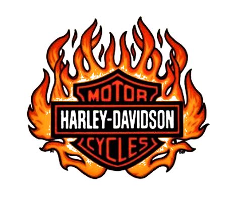 harley davidson logo flames png