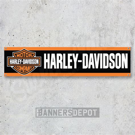 harley davidson vinyl banner