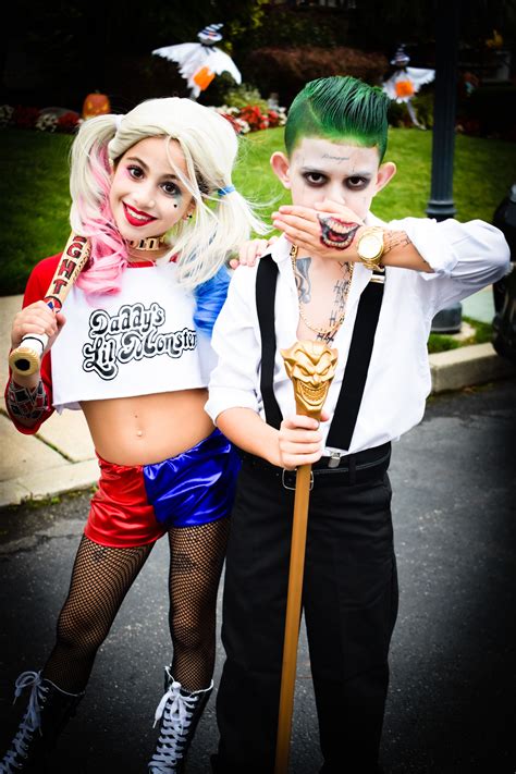 harley quinn and joker costumes kids