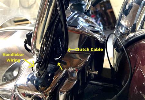 harley touring clutch cable routing